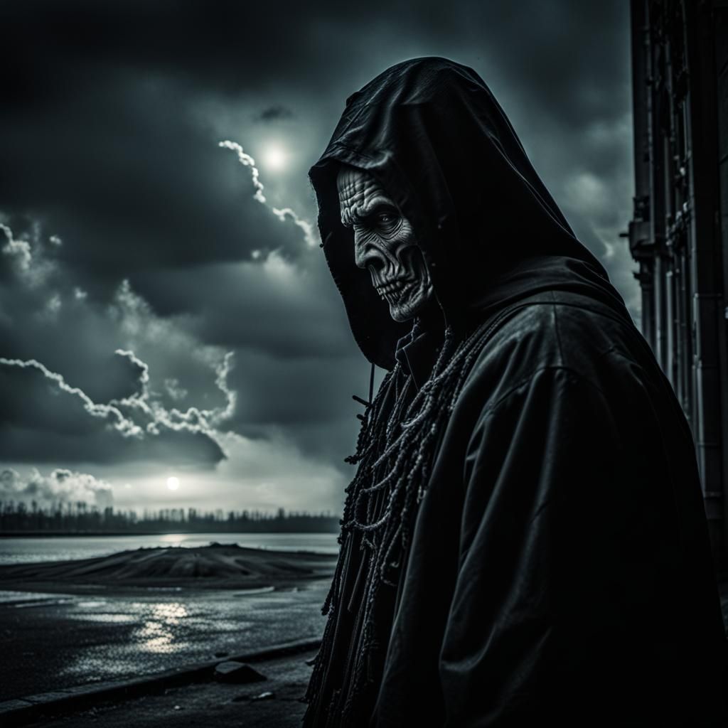 Moody Atmospheric Darkness in a Hyperrealistic Style