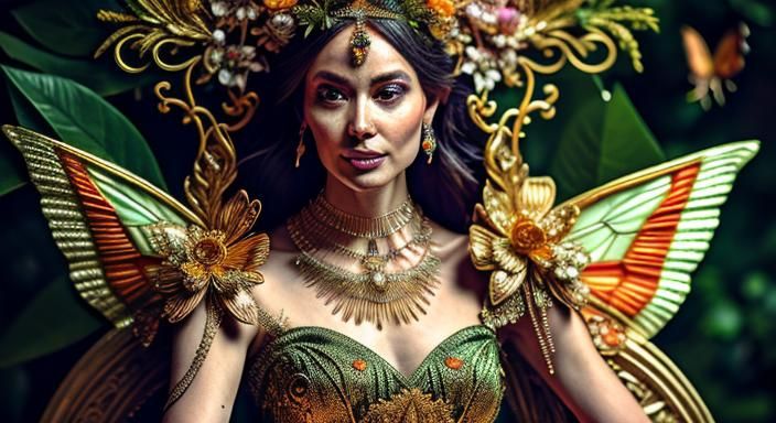 Lady Palutena, Goddess of Light, in Hyperrealism