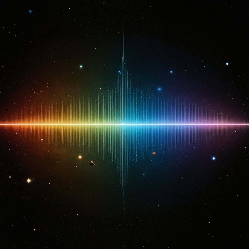 Spectacular Space Scene with Galaxies and Nebulae