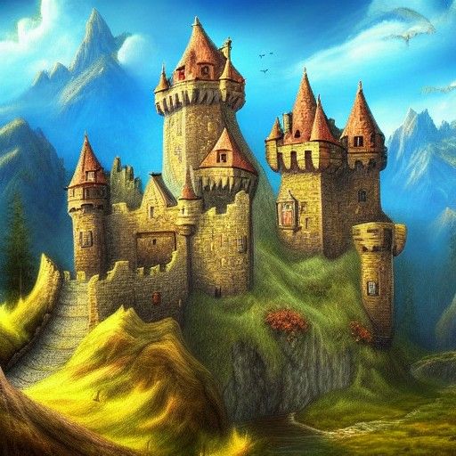 Fantasy Castle in Dragon Valley