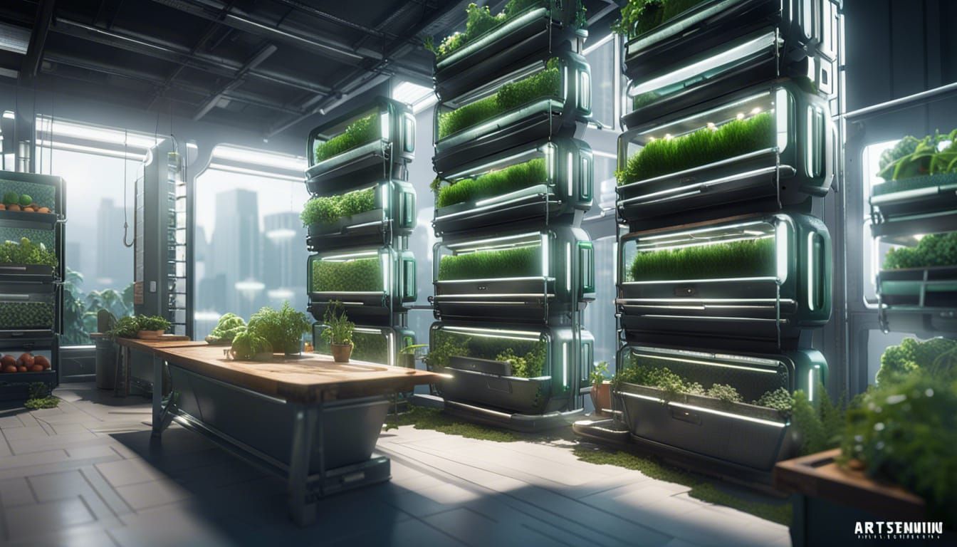 Epic Vertical Farms in Cinematic 3D Rendering