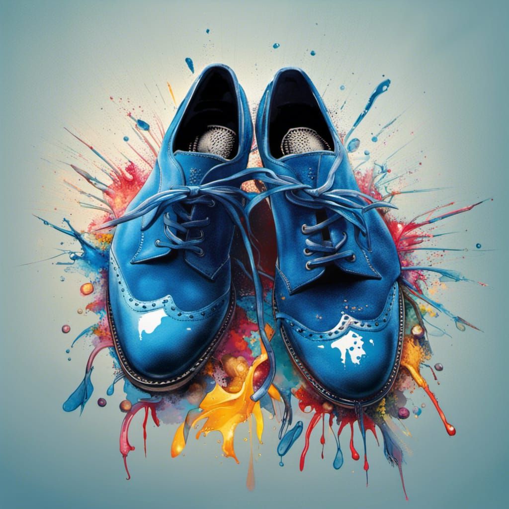 Hyperrealistic Blues for Blue Suede Shoes