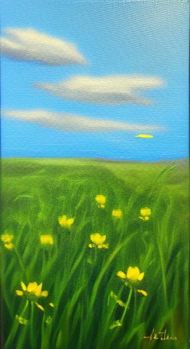 Oil painting style🌼