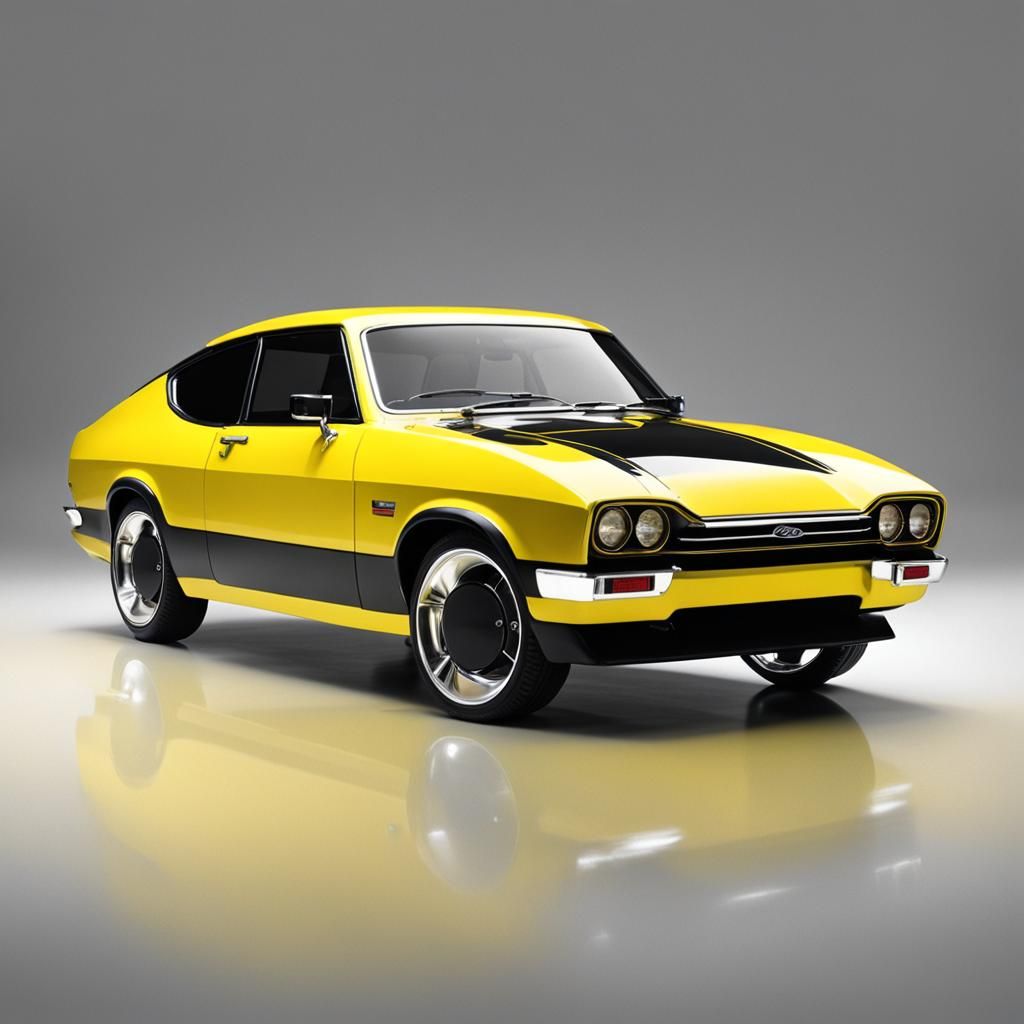 Electric Ford Capri Concept in Modern Style