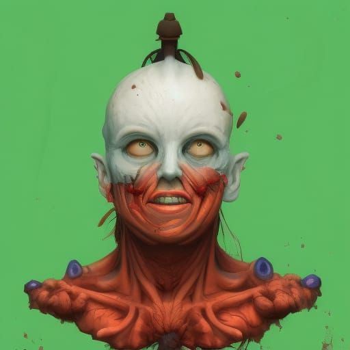 Body Horror Actors Concept Art in 8K