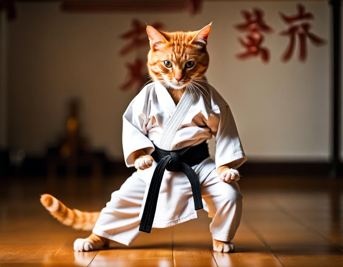 Master Meow - Kung-Fu Tabby Sensei