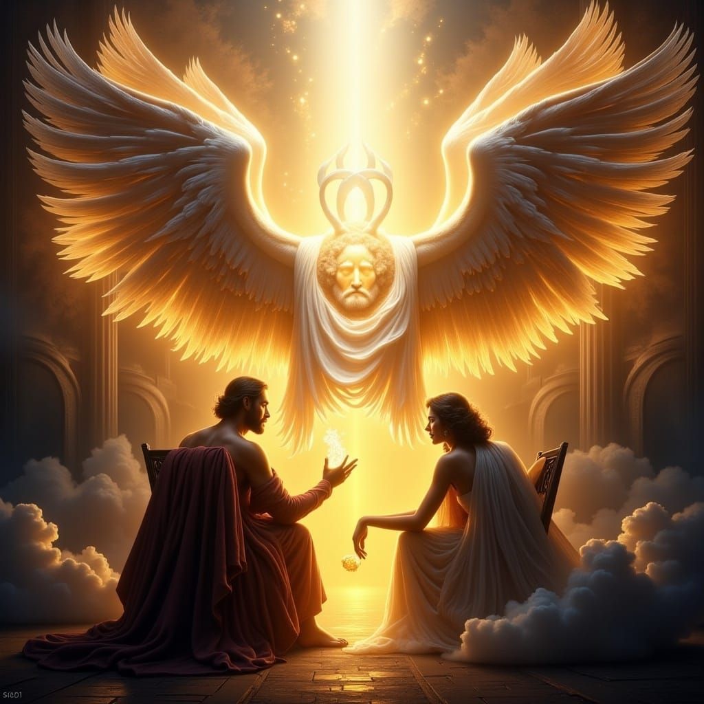 In Isaiah 6:1-7, Saraphim.