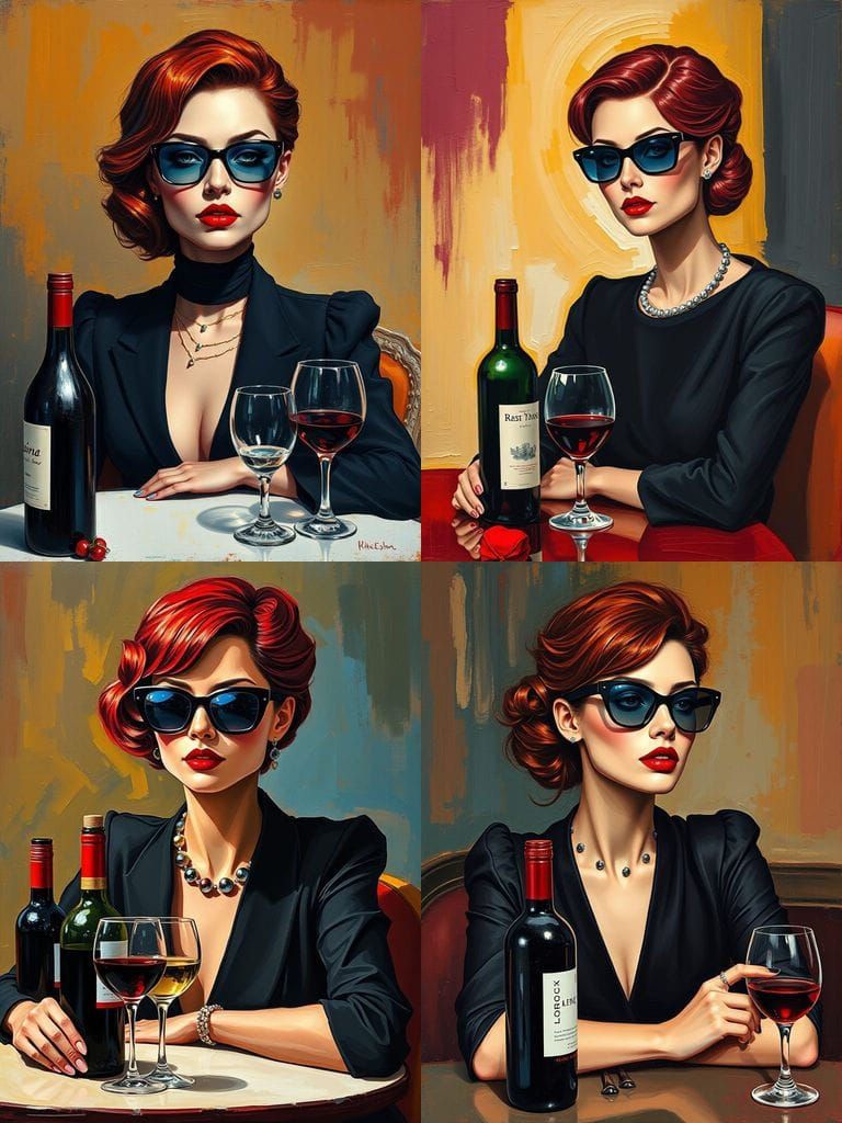 Elegant Woman in a Sophisticated Setting