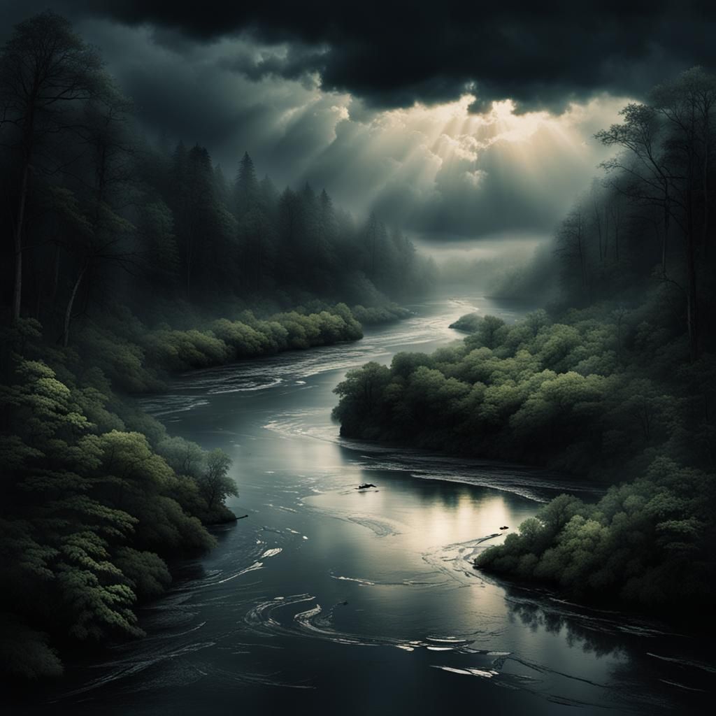 Brooding Clouds and Lamplit Pathways