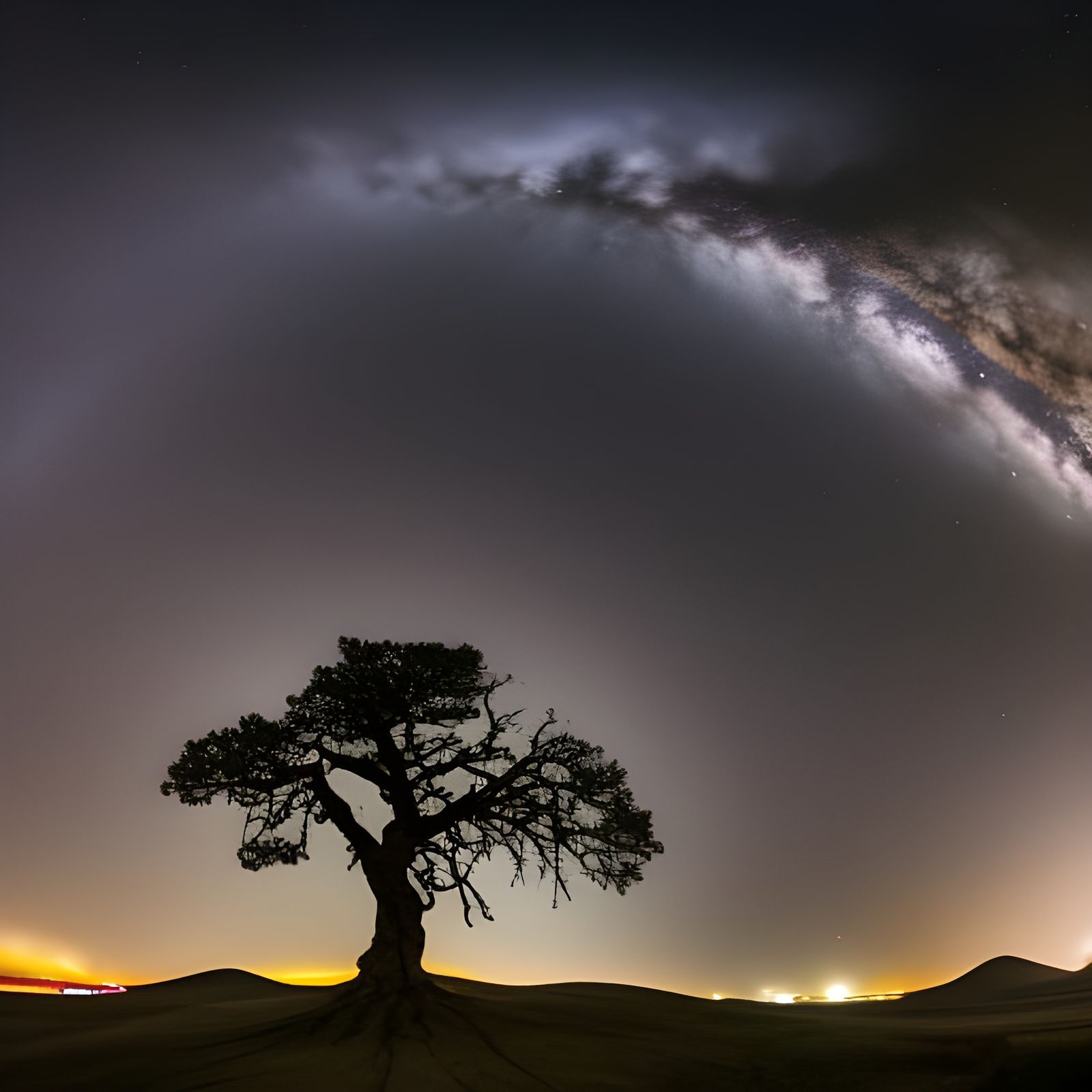 Arctic Night Sky in Hyper Realistic Style