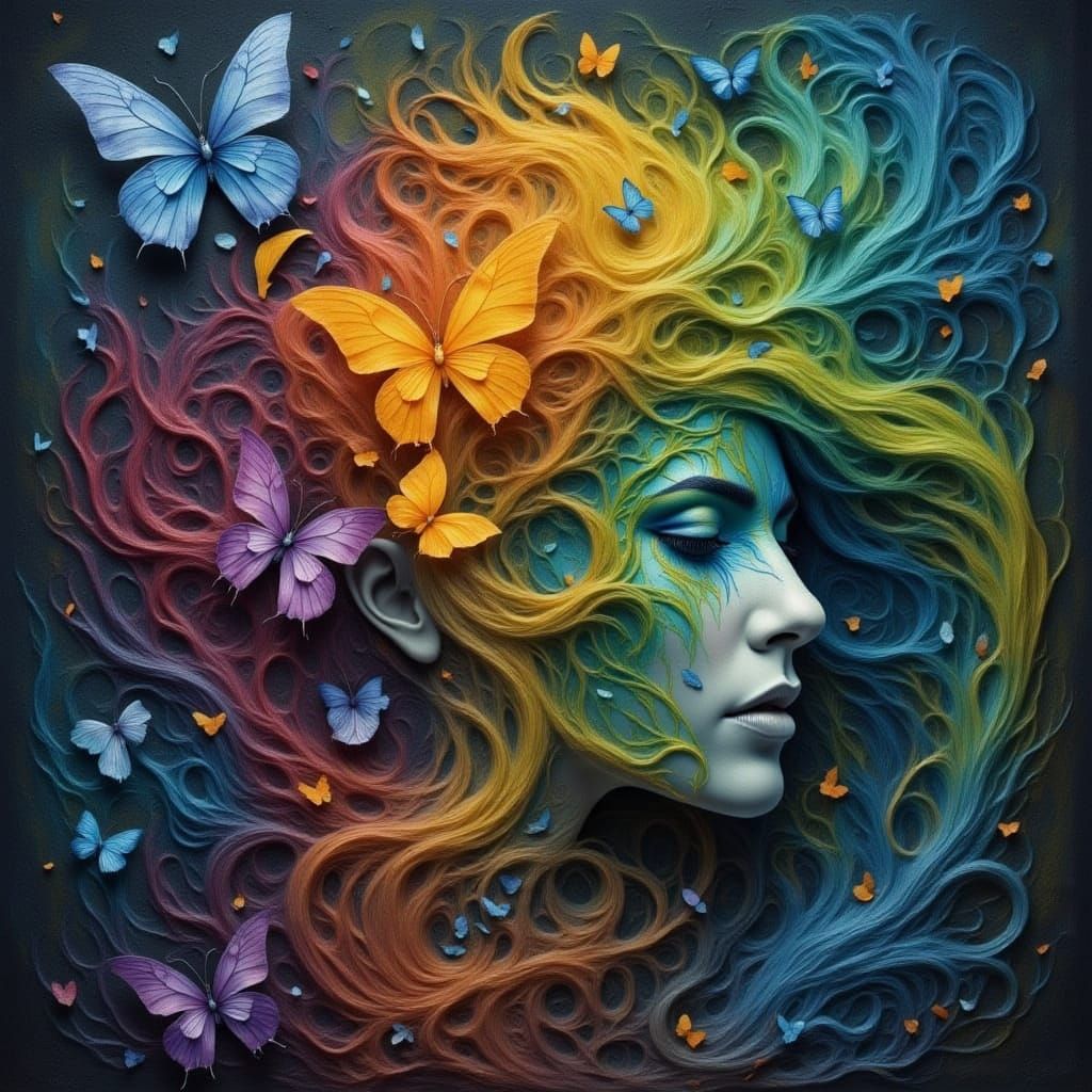 Vibrant Portrait of Joyful Alacrity