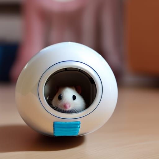 Robotic Hamster in Rolling Ball