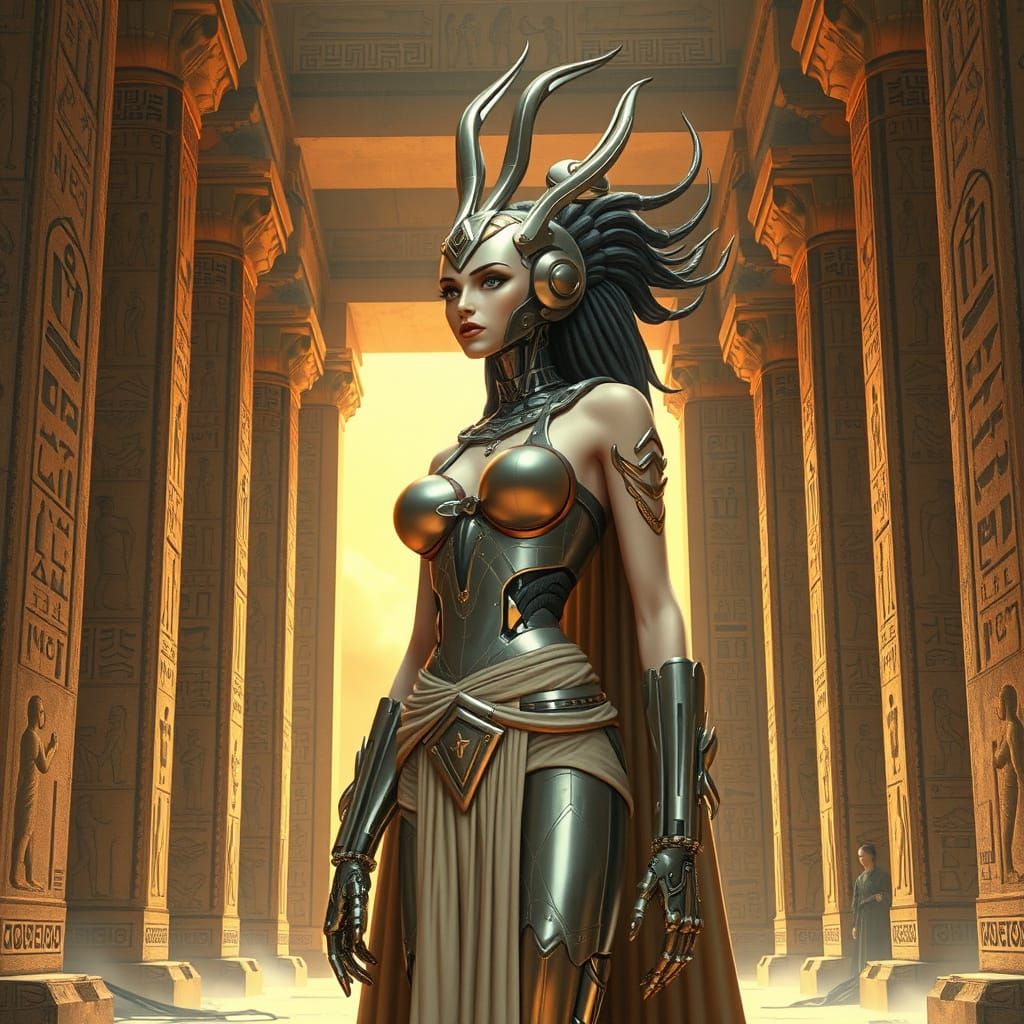 Bionic Aphrodite in Egypt: A Futuristic Vision