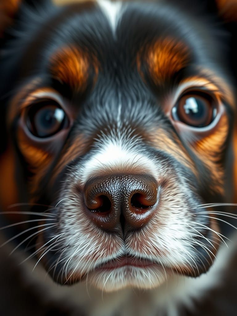 Overwhelmingly Cute Dog Face Invites a Boop