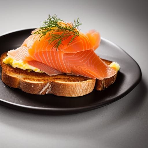 Exquisite Smoked Salmon and Scrambled Eggs