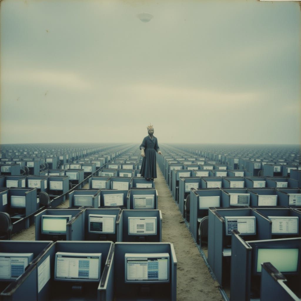 God of Mundane Repetition in Endless Cubicles