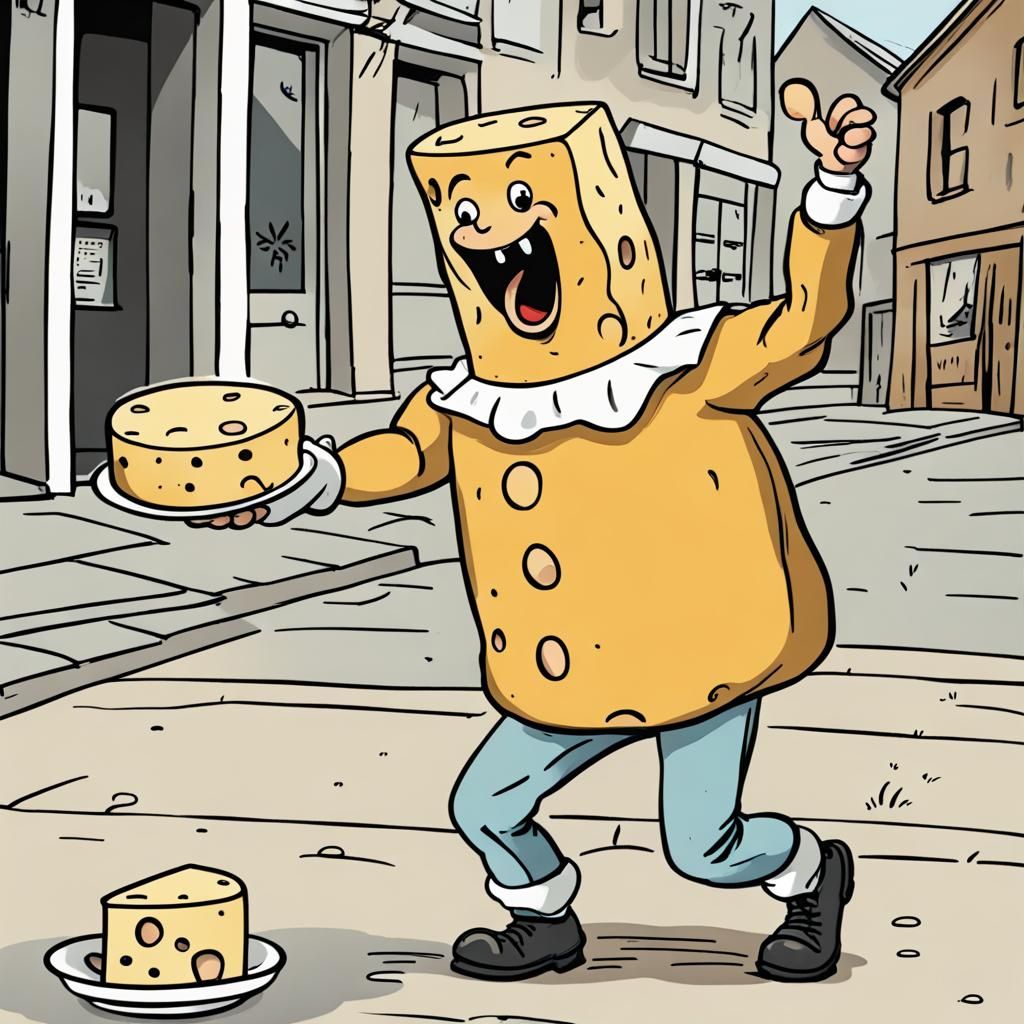 AI Interpretation: Catch the Stinky Cheese Man