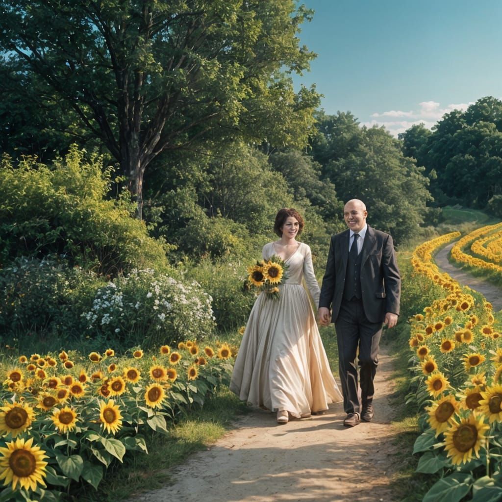 Surreal Bloom Enchants in Cinematic Film Still