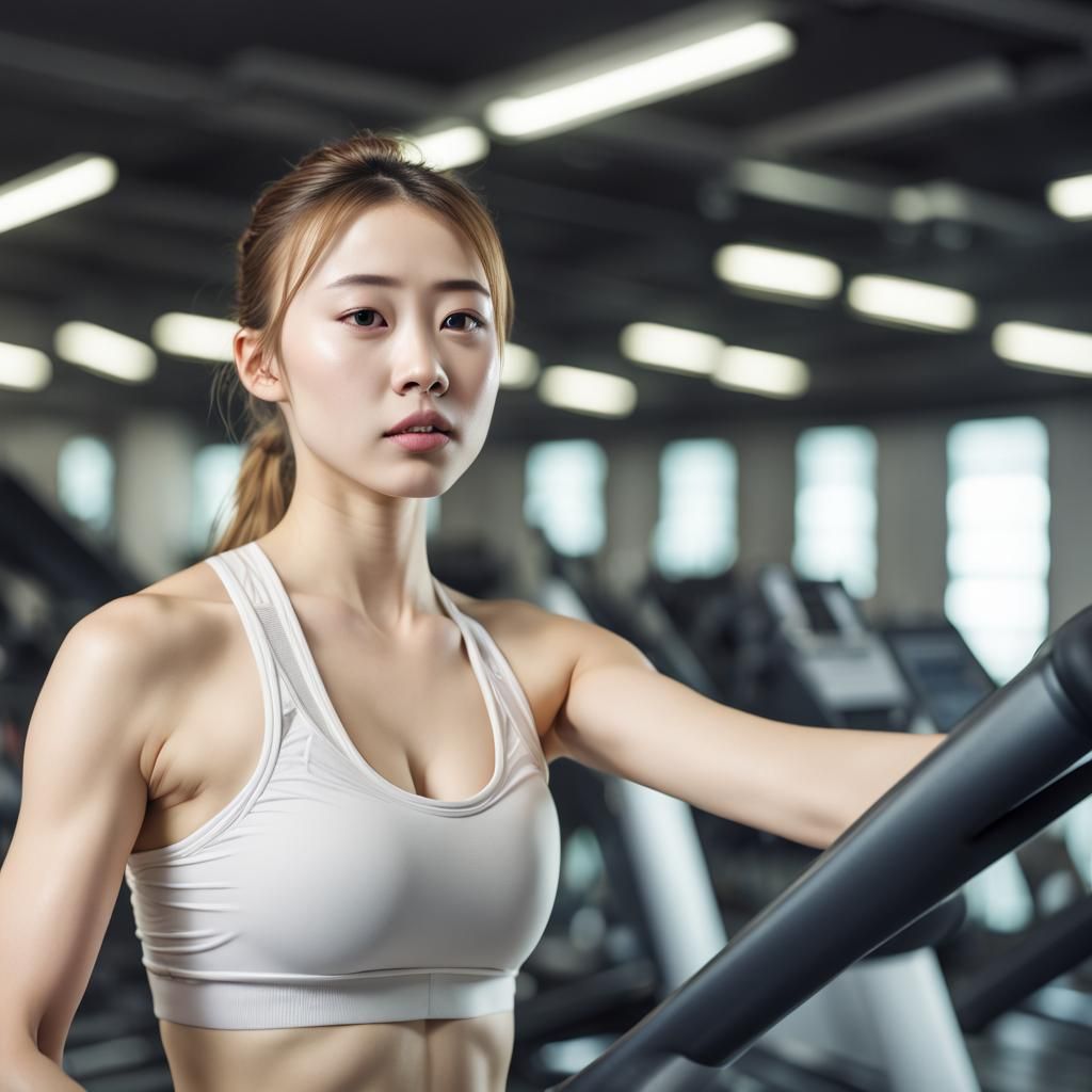 Let's Exercise Together with Treadmill...