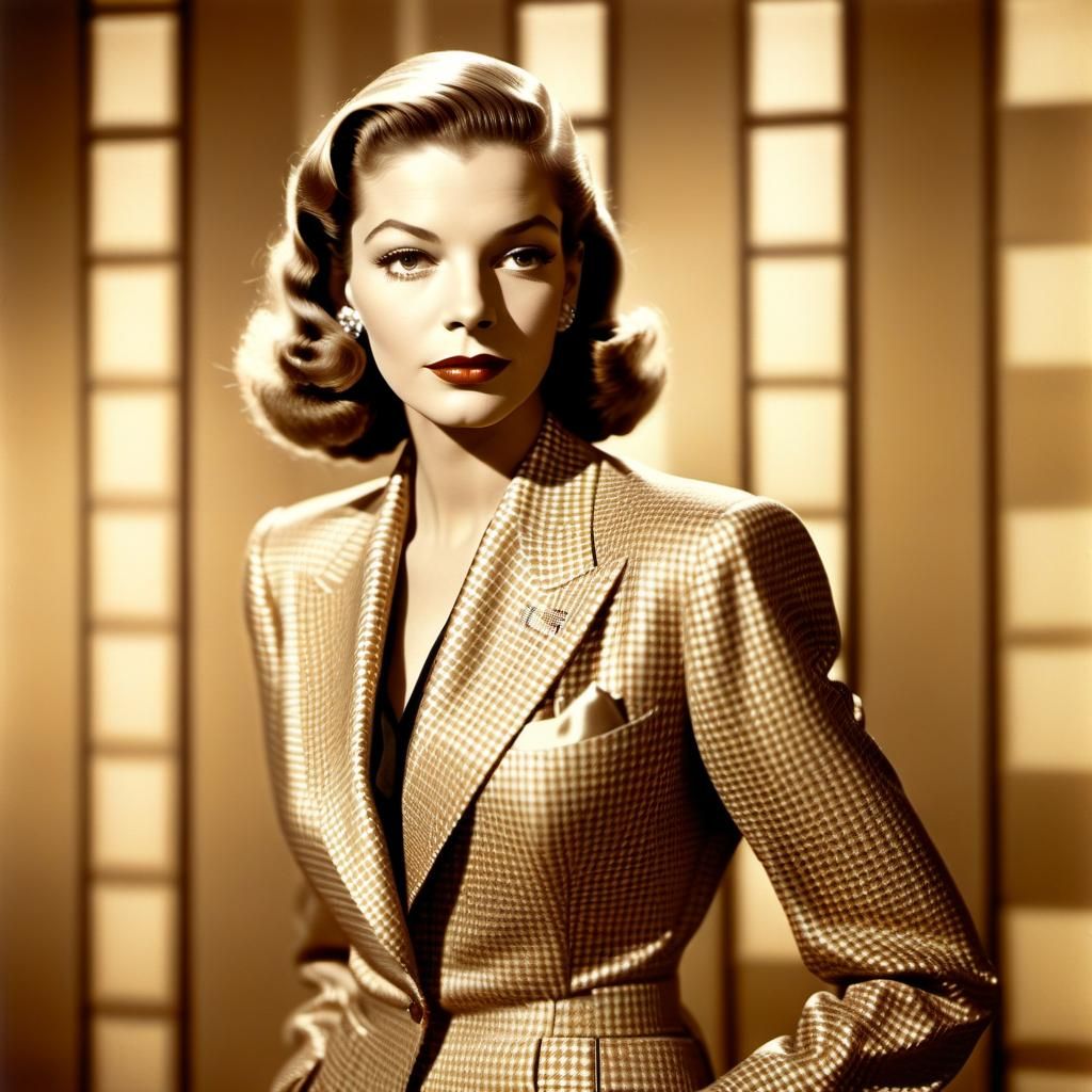 Lauren Bacall look 1