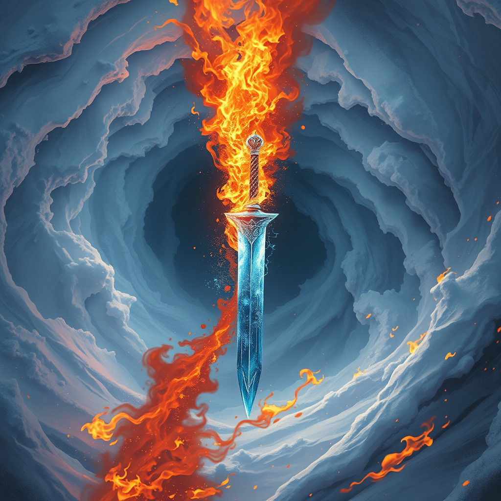 Clash of Fire and Ice: Swords in Fantasy Art