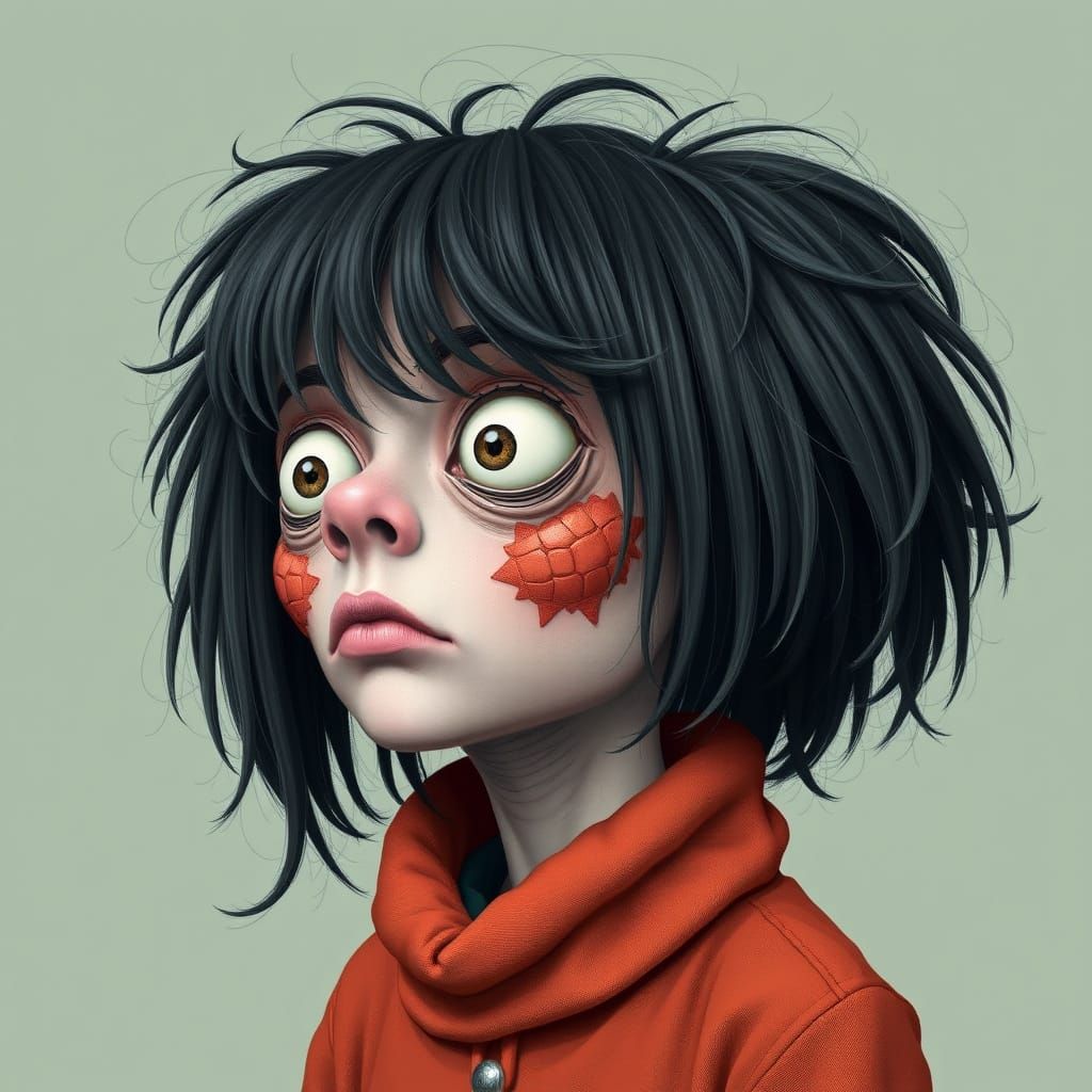 Abstract AI Interpretation of Weird