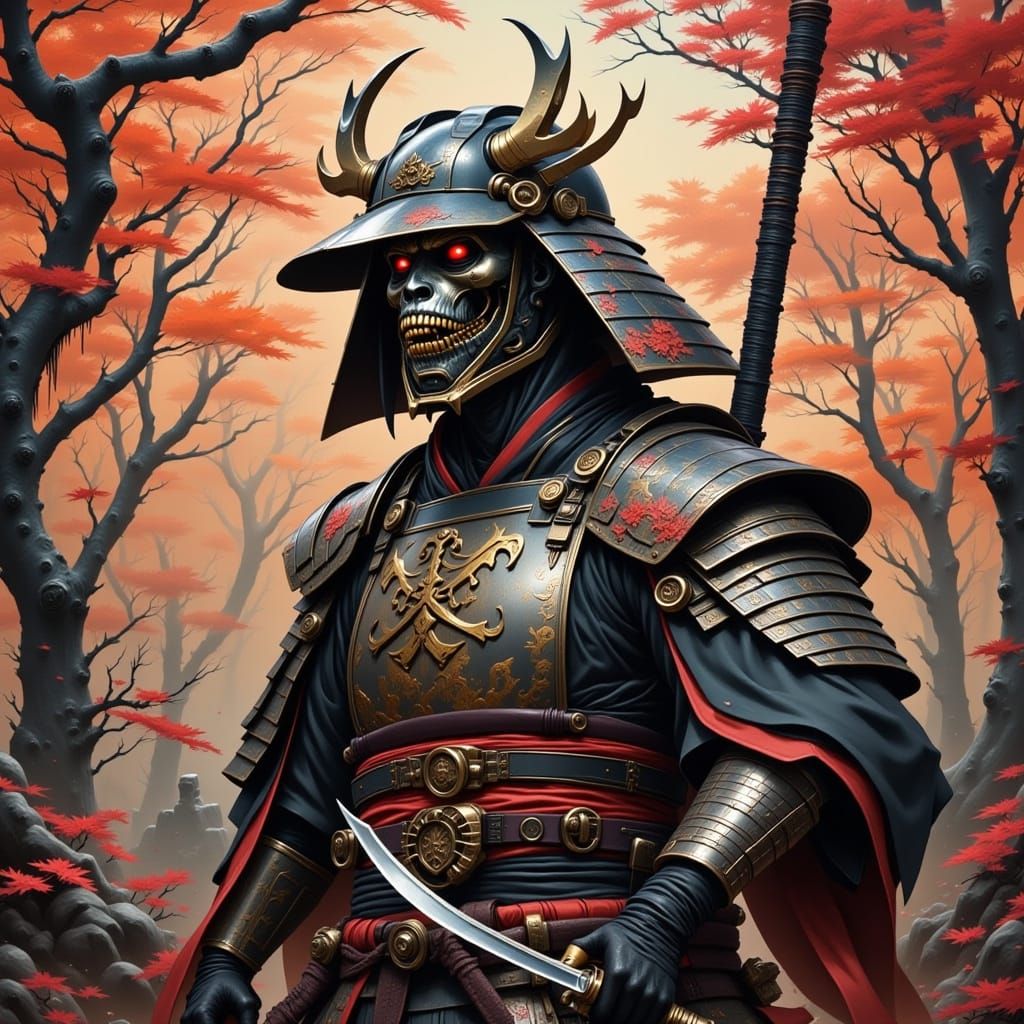 Golem Samurai Death Priest as Android