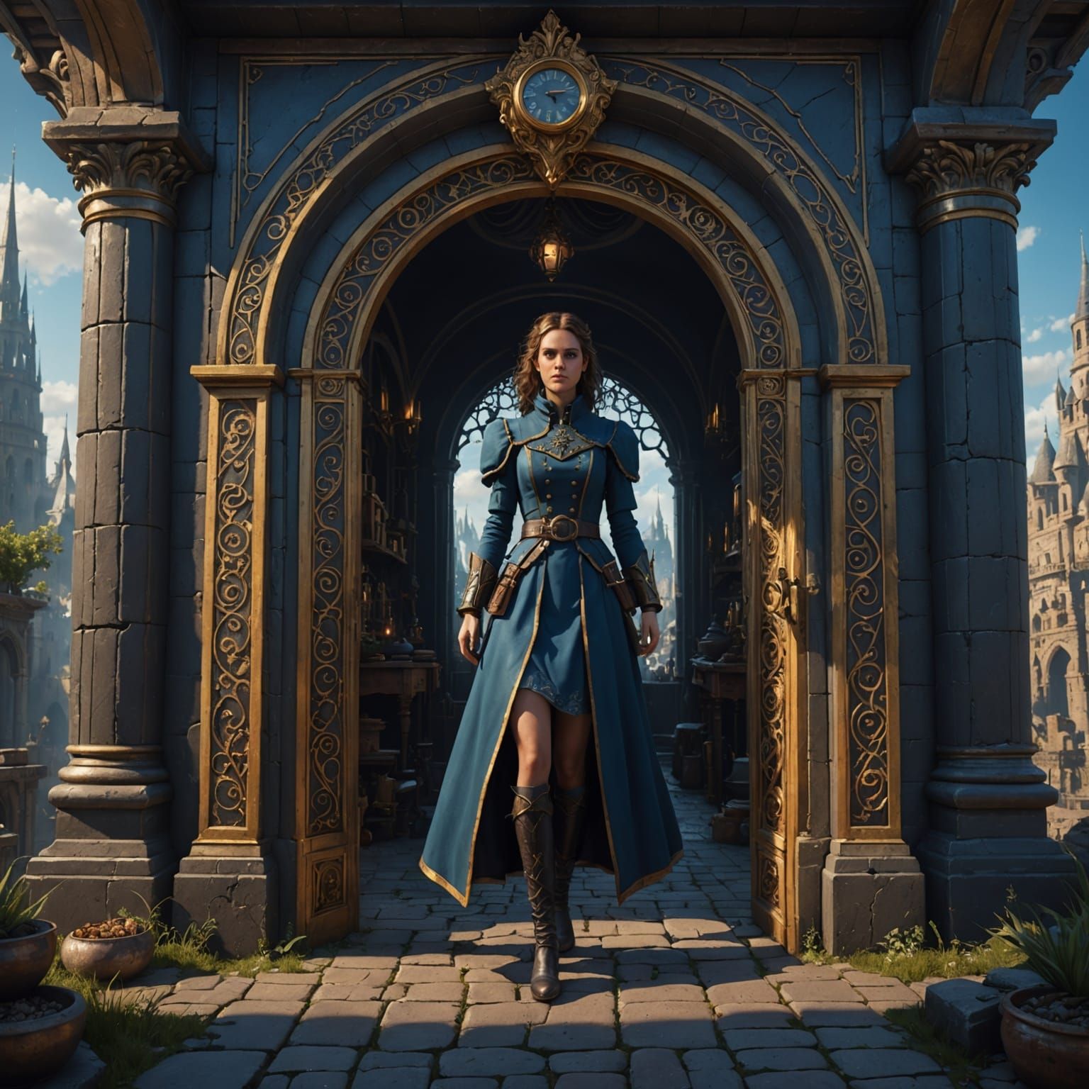 Ethereal Fantasy Realm Unveiled in Vivid Colors