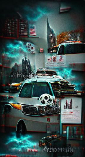 A haunted Hearse used as the primary transportation for the ...