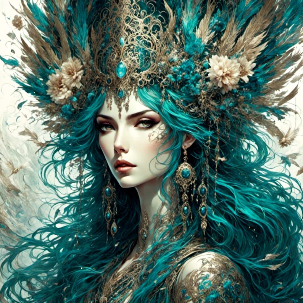 Sensual Gypsy in Whimsical Dream Style