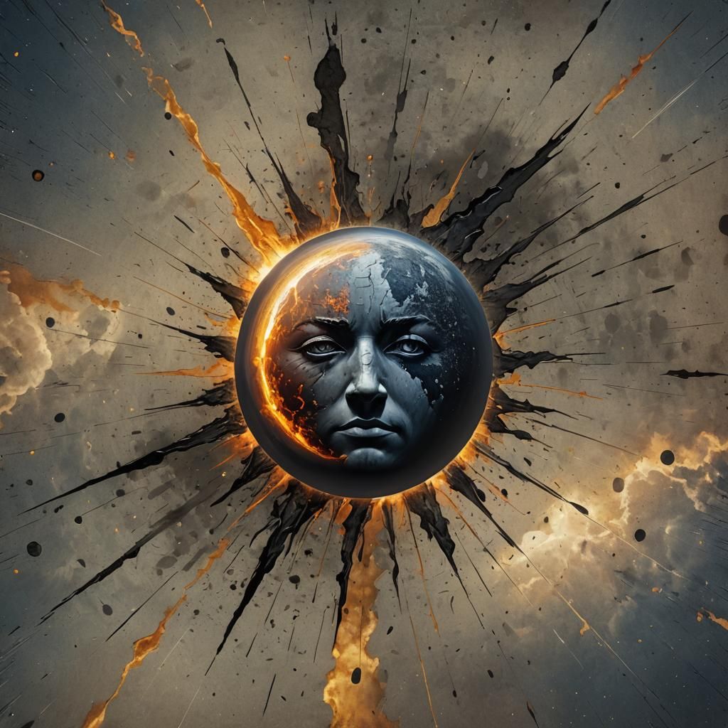 Hyperrealistic Great American Eclipse Concept Art