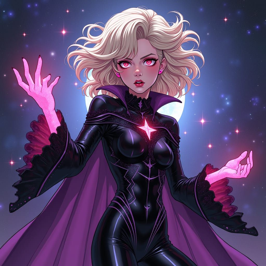 Young Molly Ringward as a Anime Style Evil Character : Cosmi...