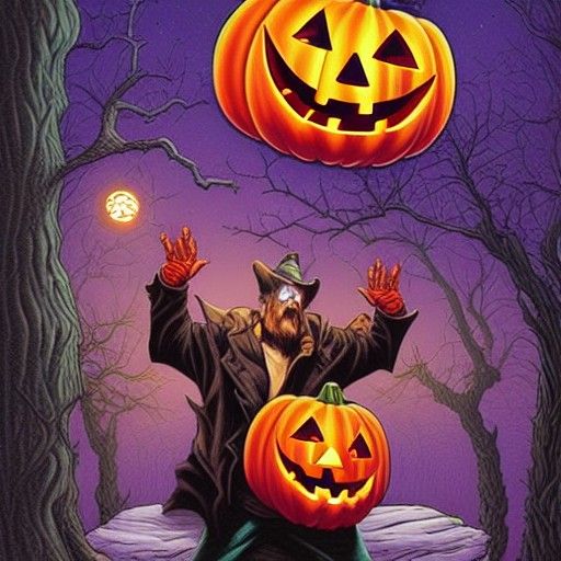 Halloween Man: Comic Book Art