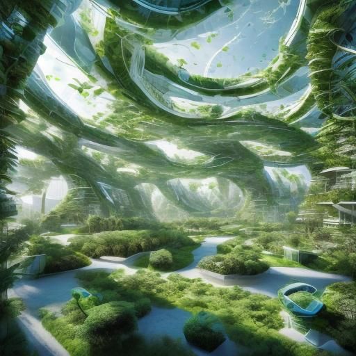Futuristic Biomimetic Green Industrial Centers