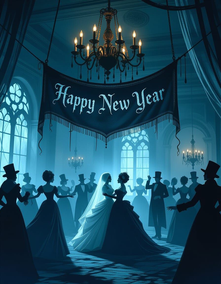 Haunted New Year's Ball with Spectral Dancers