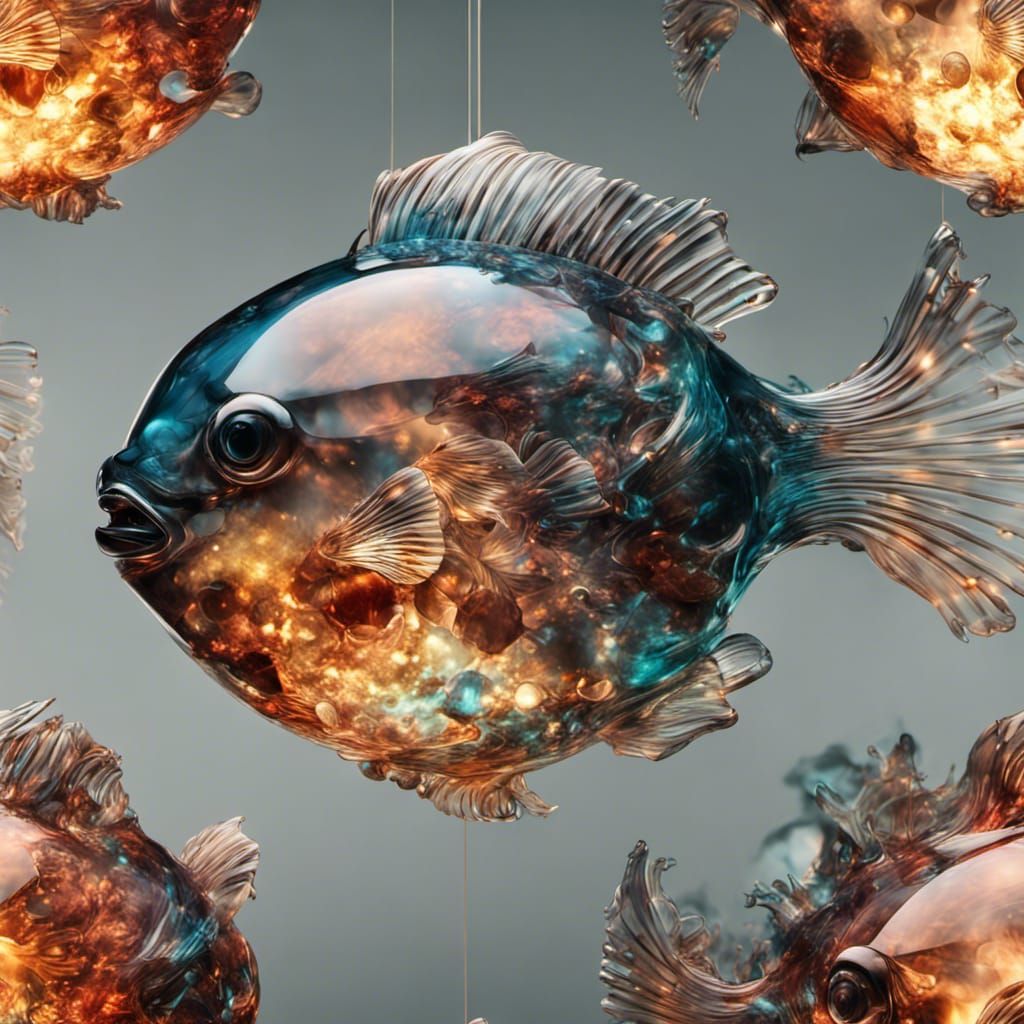 Blowfish Blown Glass