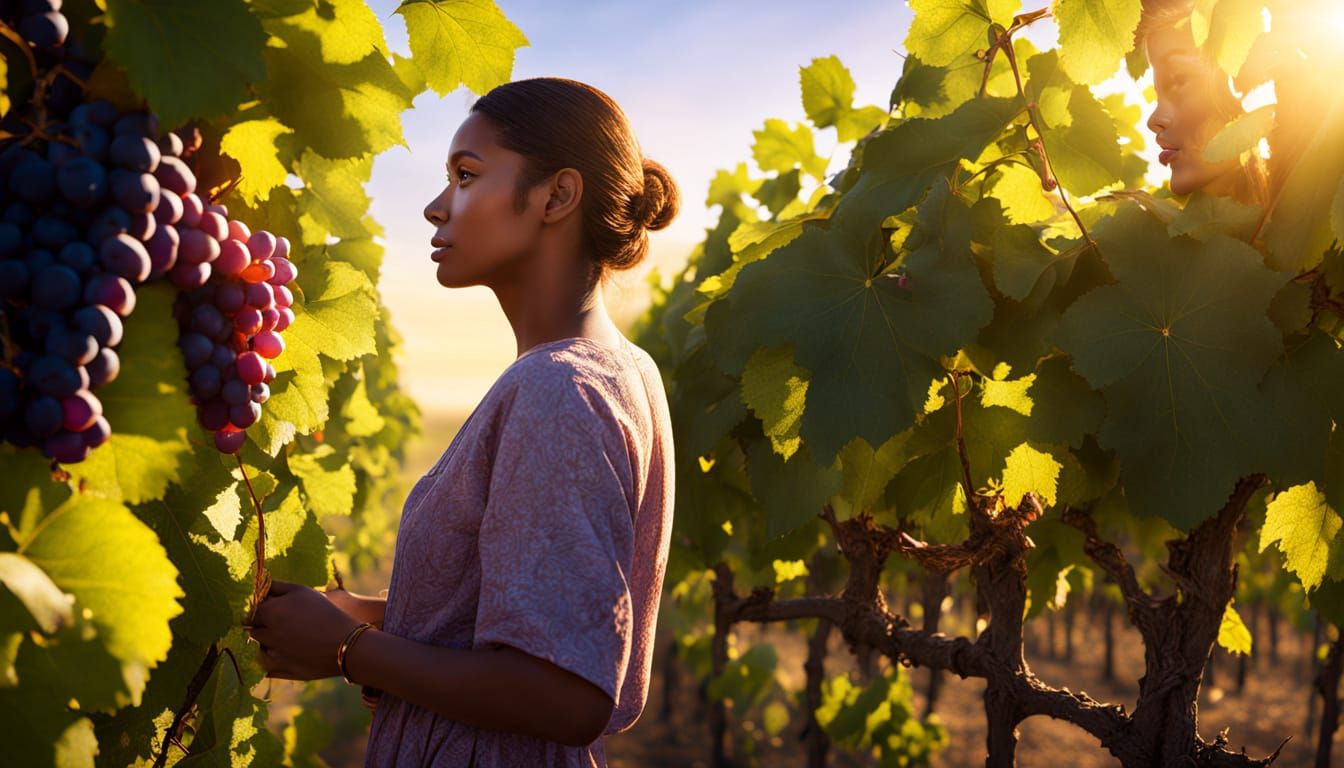 Vineyard Dreamscape in Photorealistic Hyperdetail