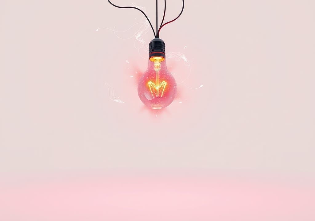 Illuminating Innovation: Light Bulb Radiating Ideas