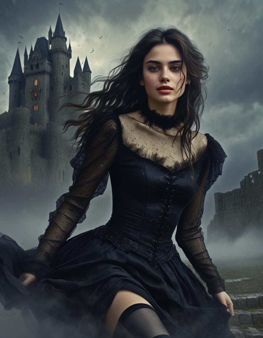 Renaissance Woman Emerging from Darkness