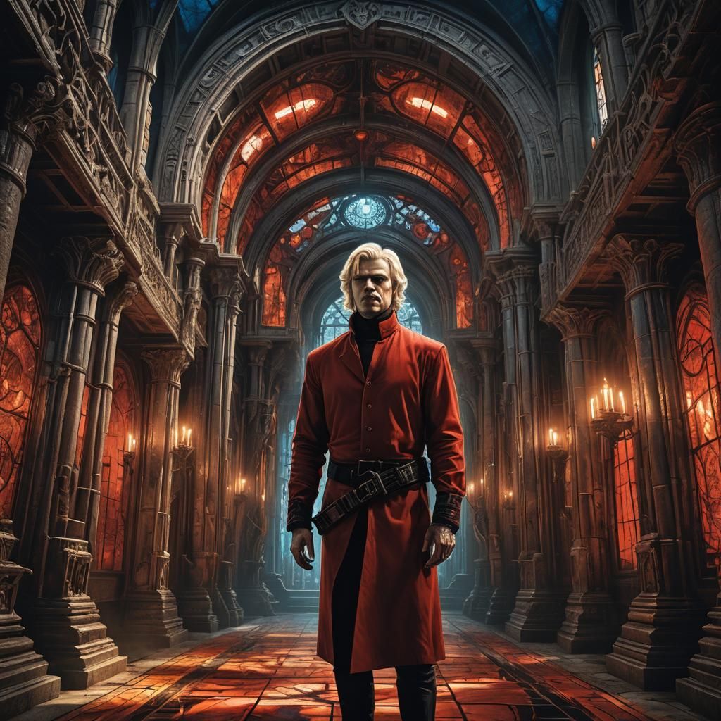 Man in Labyrinth: a Giger-Inspired Concept Art