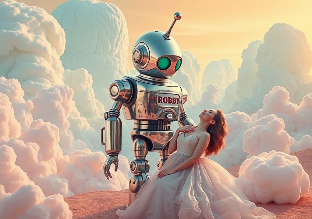 Robby the Robot Saves the Day on Alien Planet