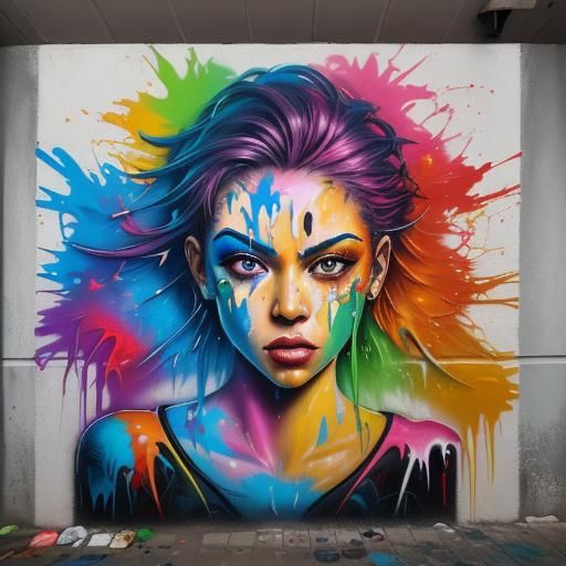 Colorful Graffiti Art: Te Amo in Street Style