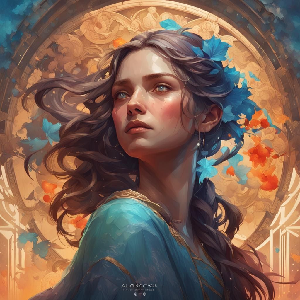 Surreal Portrait of Intimate Friendship and Love