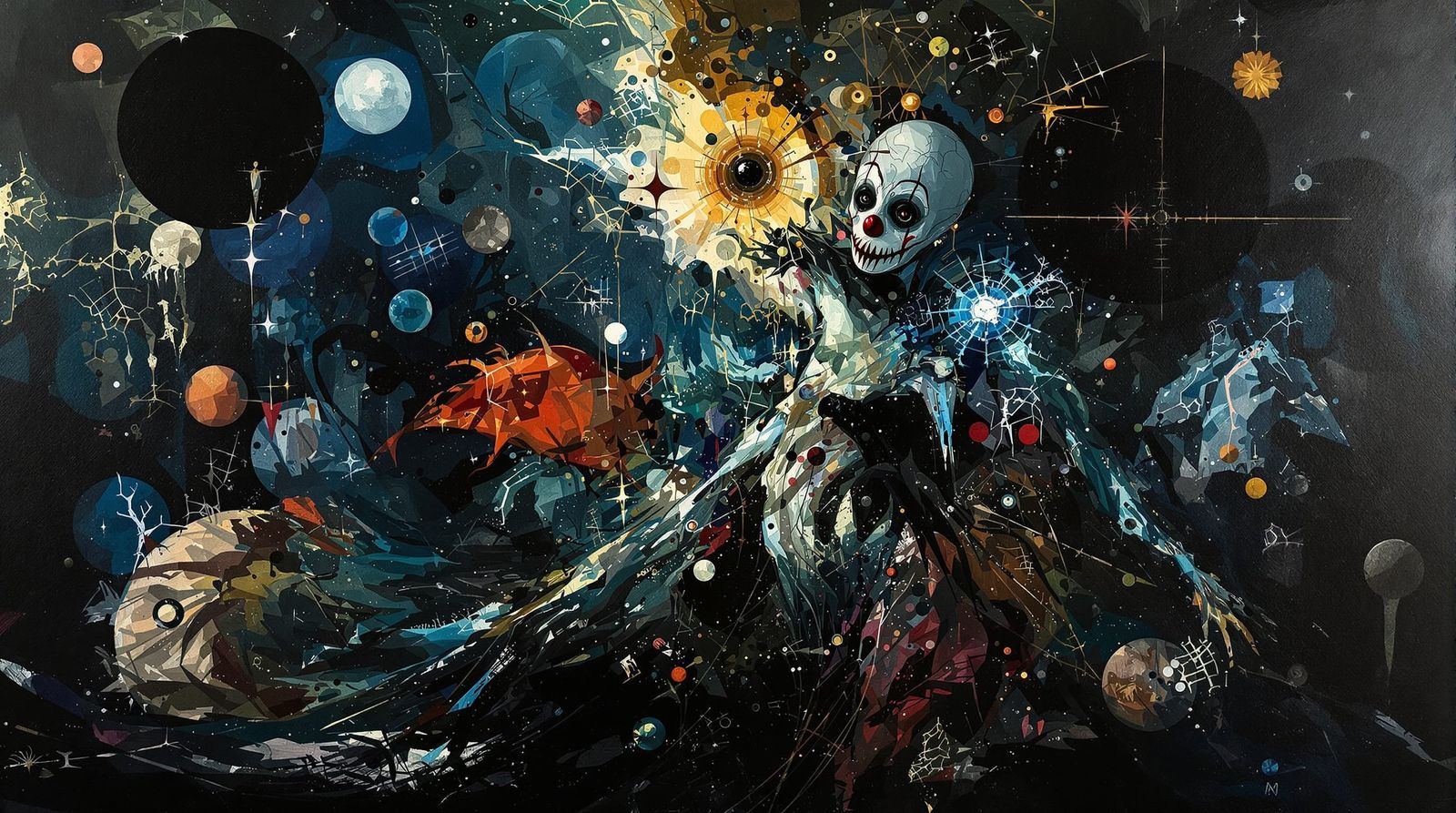 Surrealist Oil Painting of a Girl's Mysterious Future