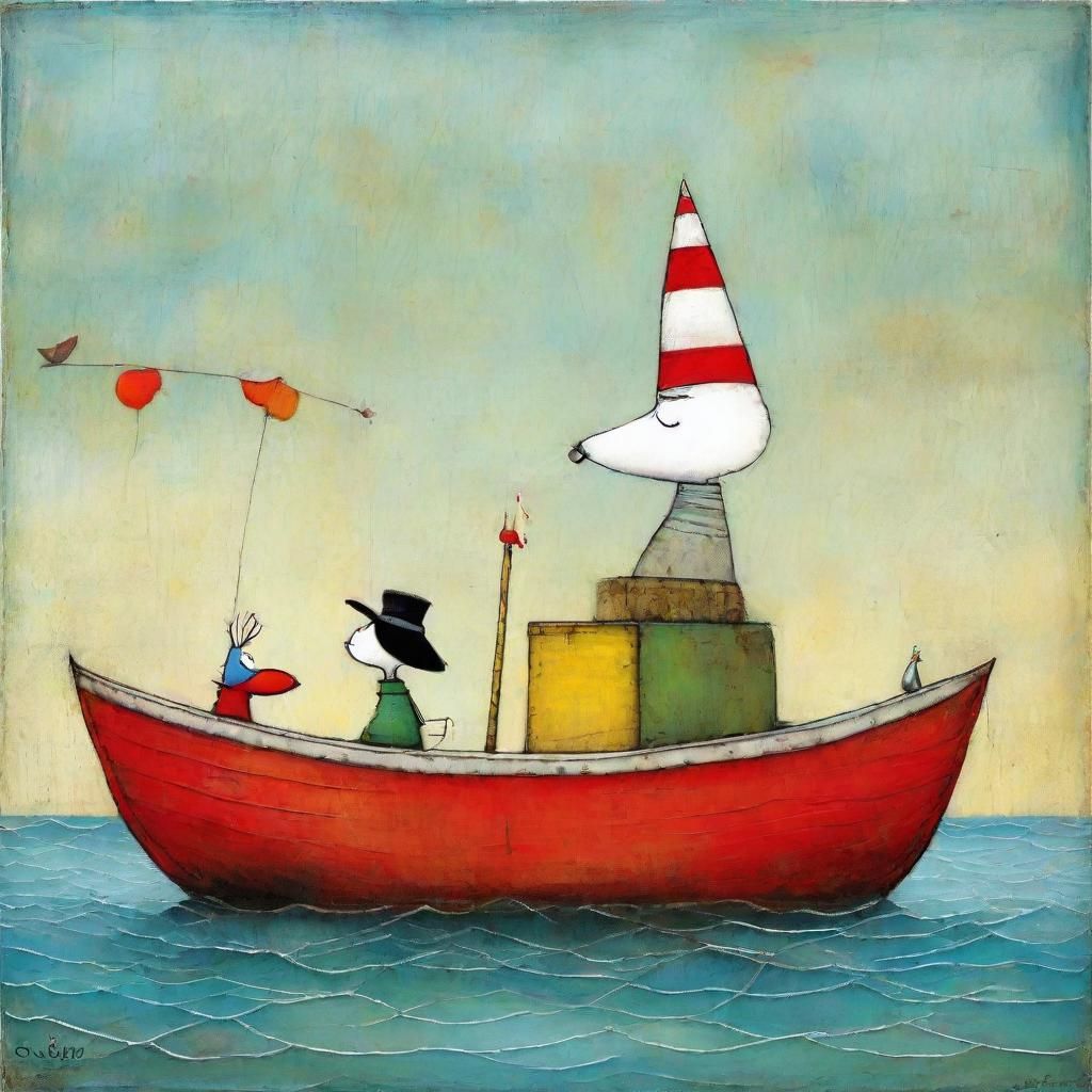 Snoopy and Woodstock's Boating Adventure: Storybook Illustra...