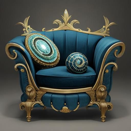 Nautilus Shell Couch: Unique Furniture Design