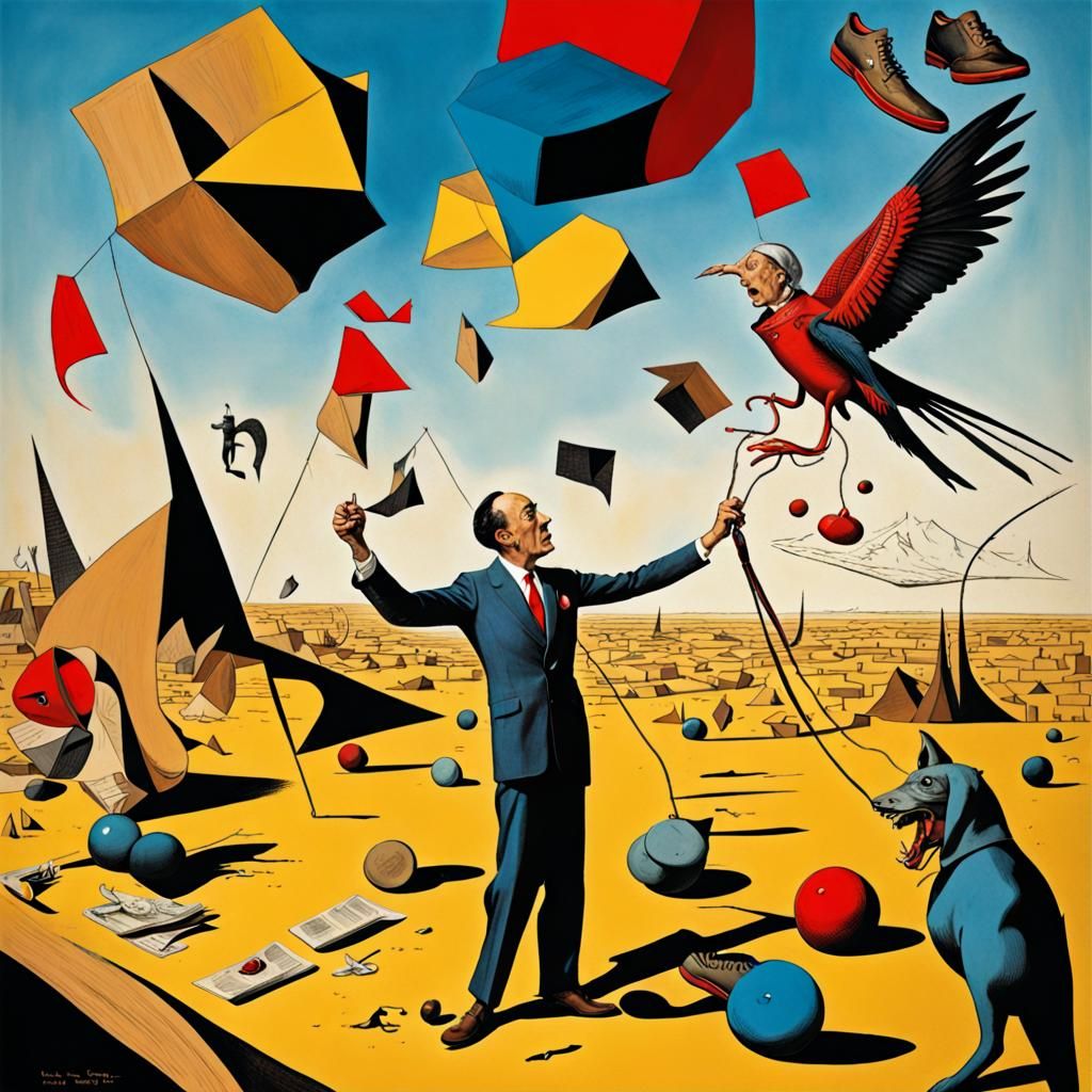 Intricate Absurdity in Bosch and Dali Style