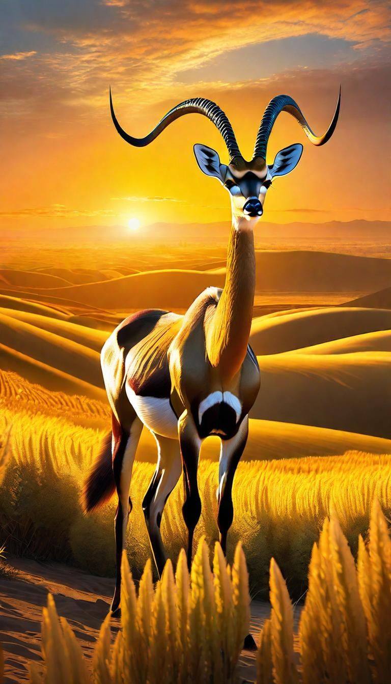 Otherworldly Beauty in Golden Hour Light