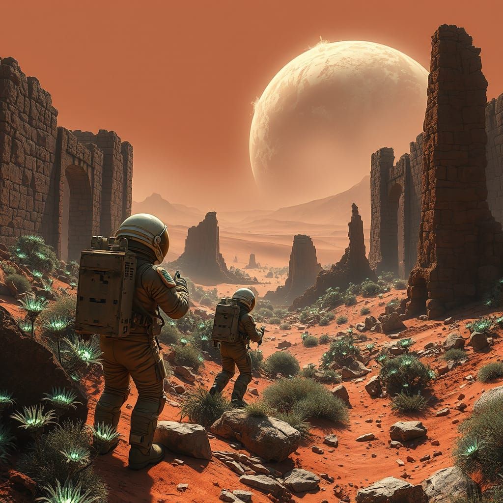 Astronauts Uncover Ancient Martian Secrets in a Haunting, Bi...