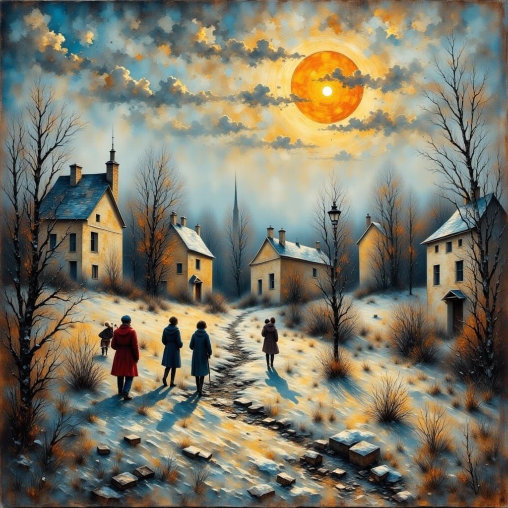 Ethereal Watercolor: Missing Persons Concept